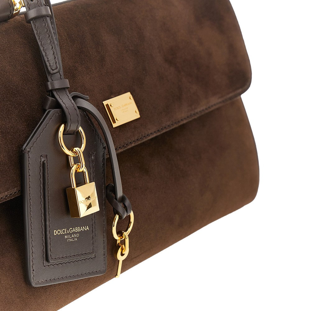 Suede leather 'My Sicily' handbag