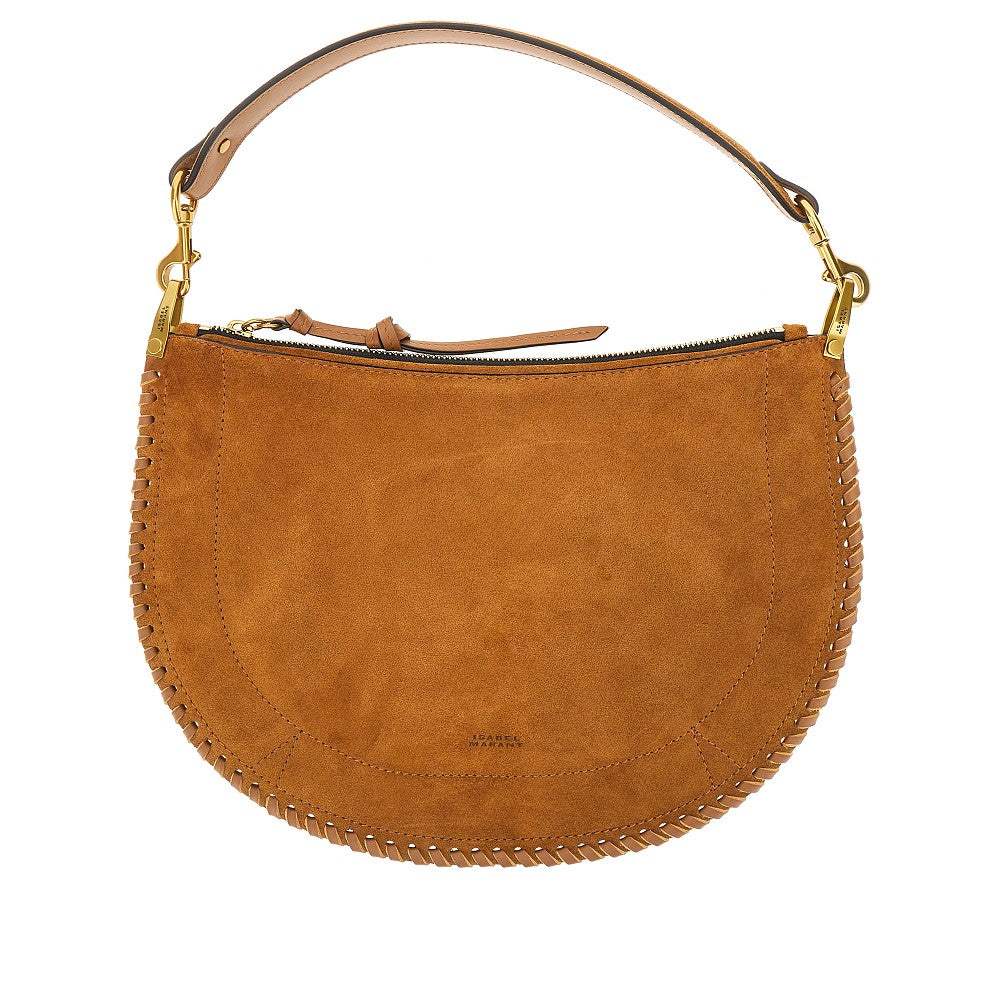 Borsa Oskan Soft Zip in pelle scamosciata