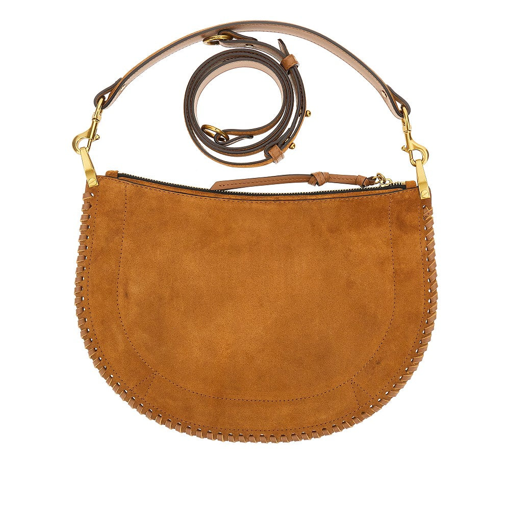 Borsa Oskan Soft Zip in pelle scamosciata
