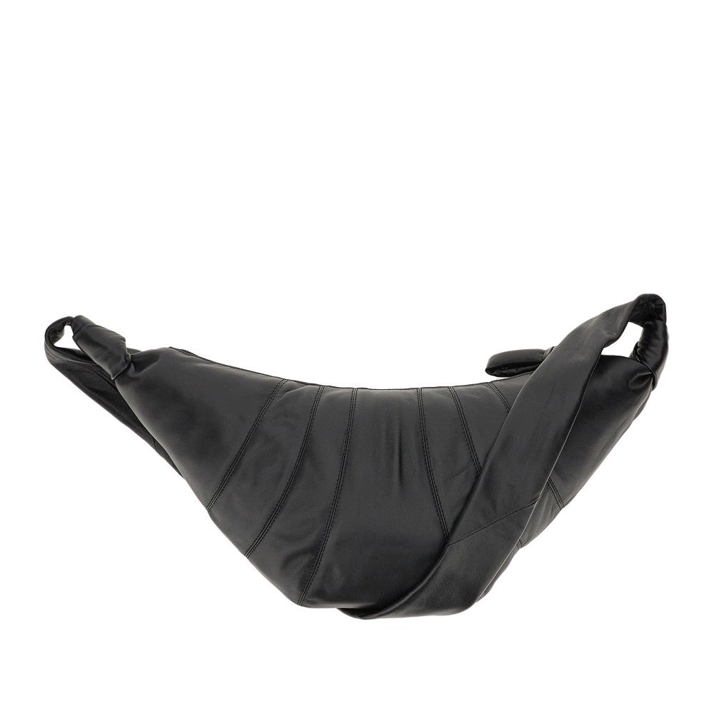 Nappa leather medium 'Croissant' bag