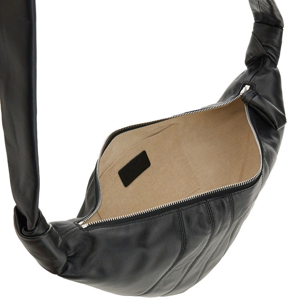 Nappa leather medium 'Croissant' bag