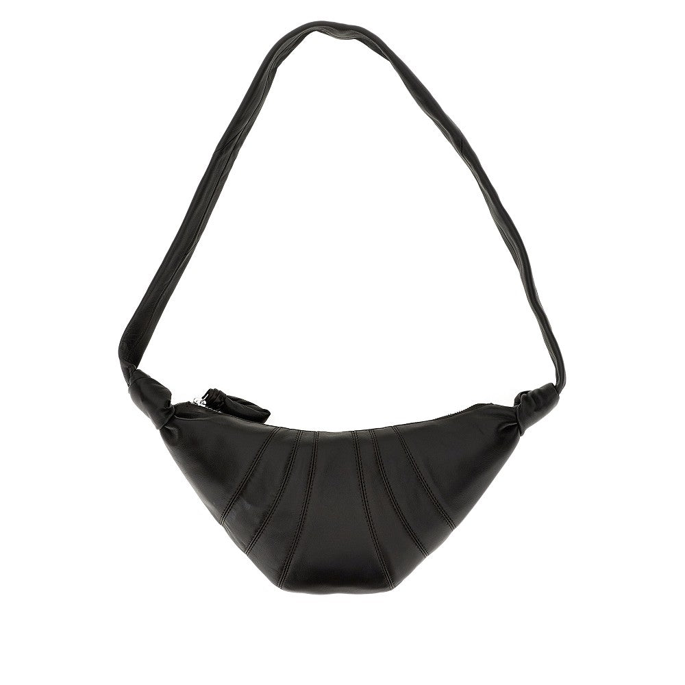 Borsa 'Croissant' piccola in nappa