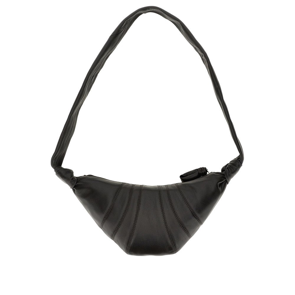 Borsa 'Croissant' piccola in nappa