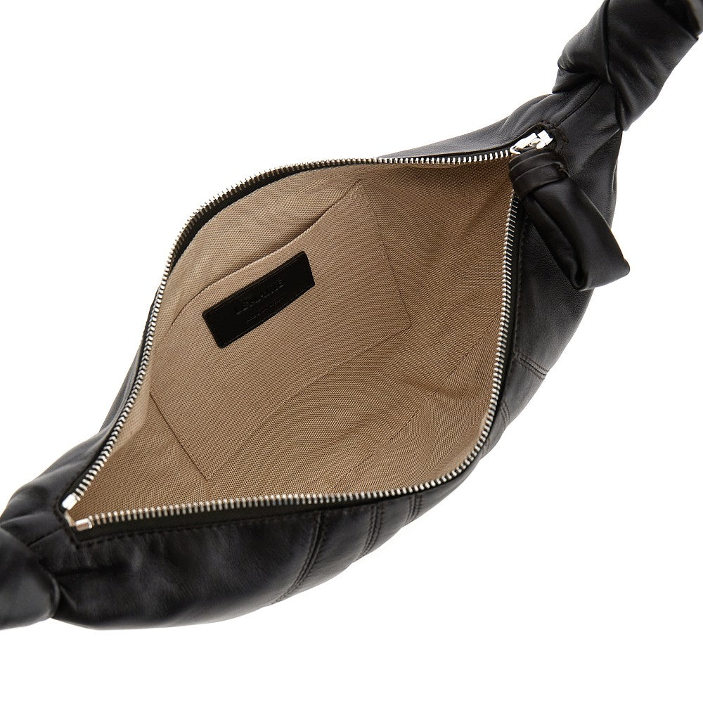 Borsa 'Croissant' piccola in nappa