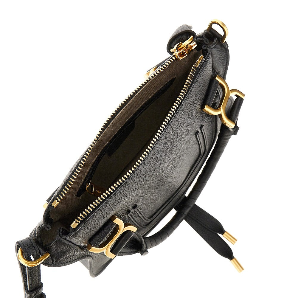 Borsa 'Marcie' piccola in pelle granata
