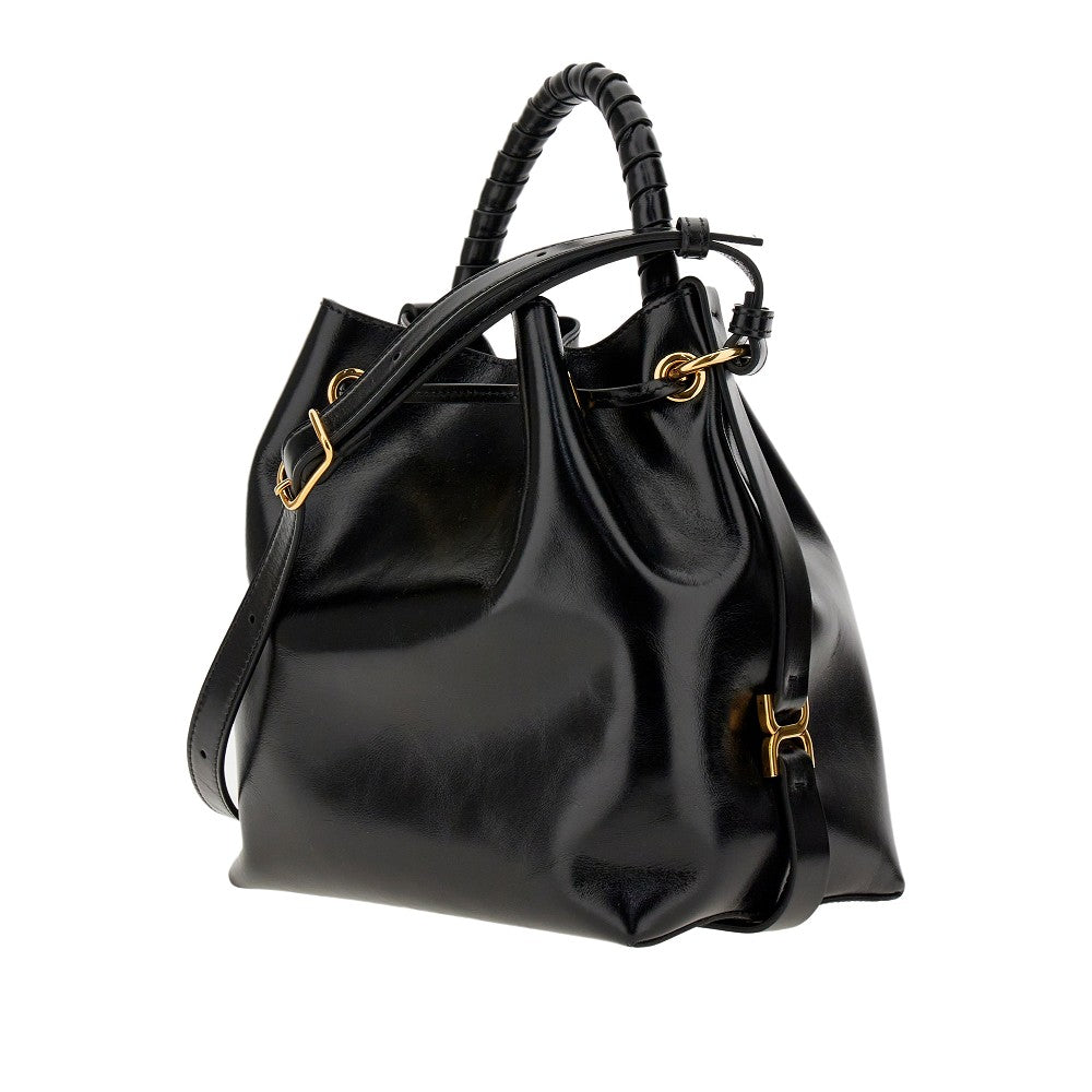 'Marcie' leather bucket bag