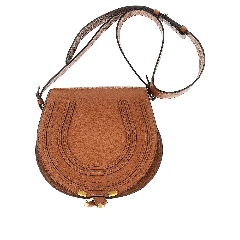 Borsa a tracolla 'Marcie' in pelle granata