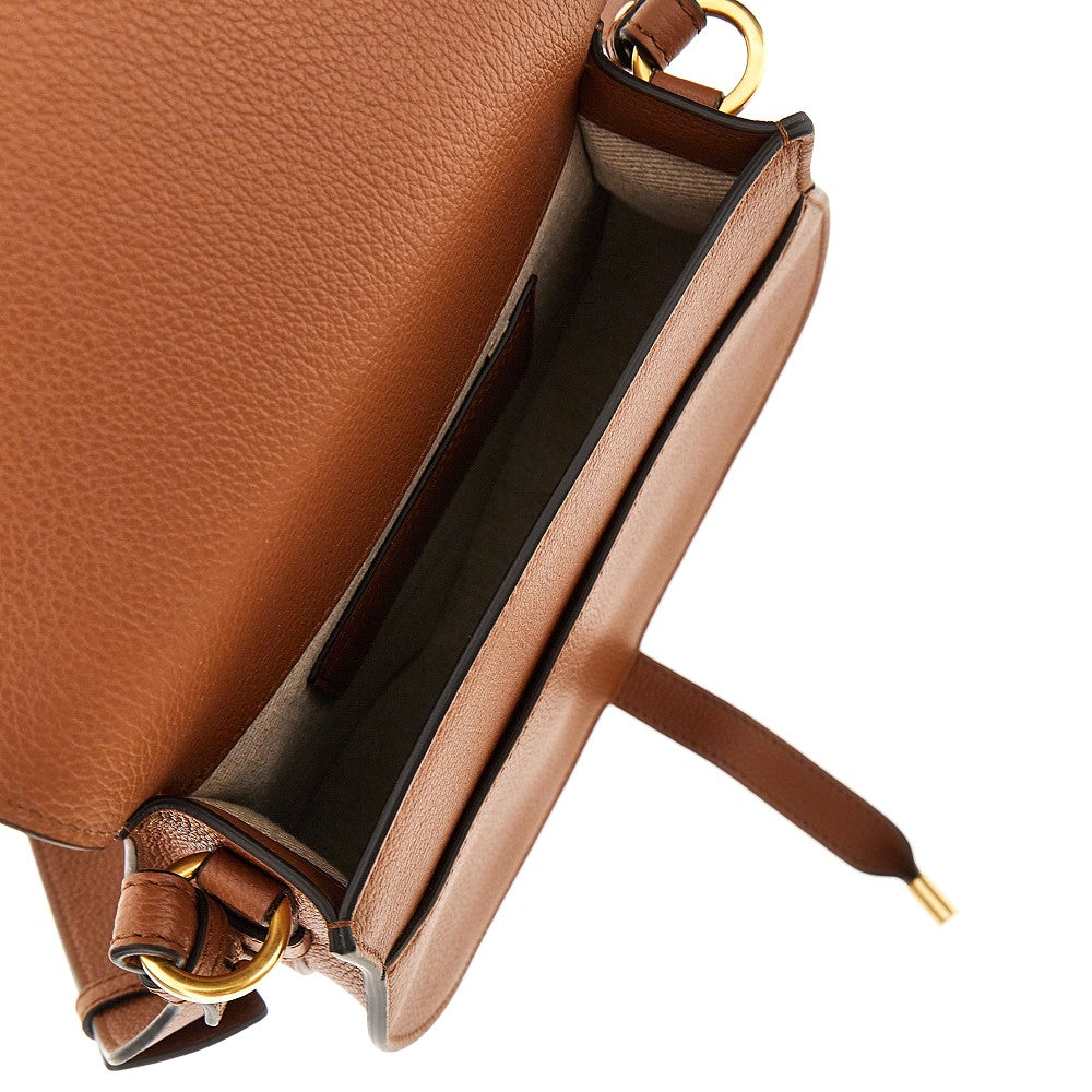 Borsa a tracolla 'Marcie' in pelle granata