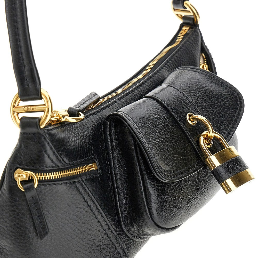 Grained leather 'The 99' shoulder bag