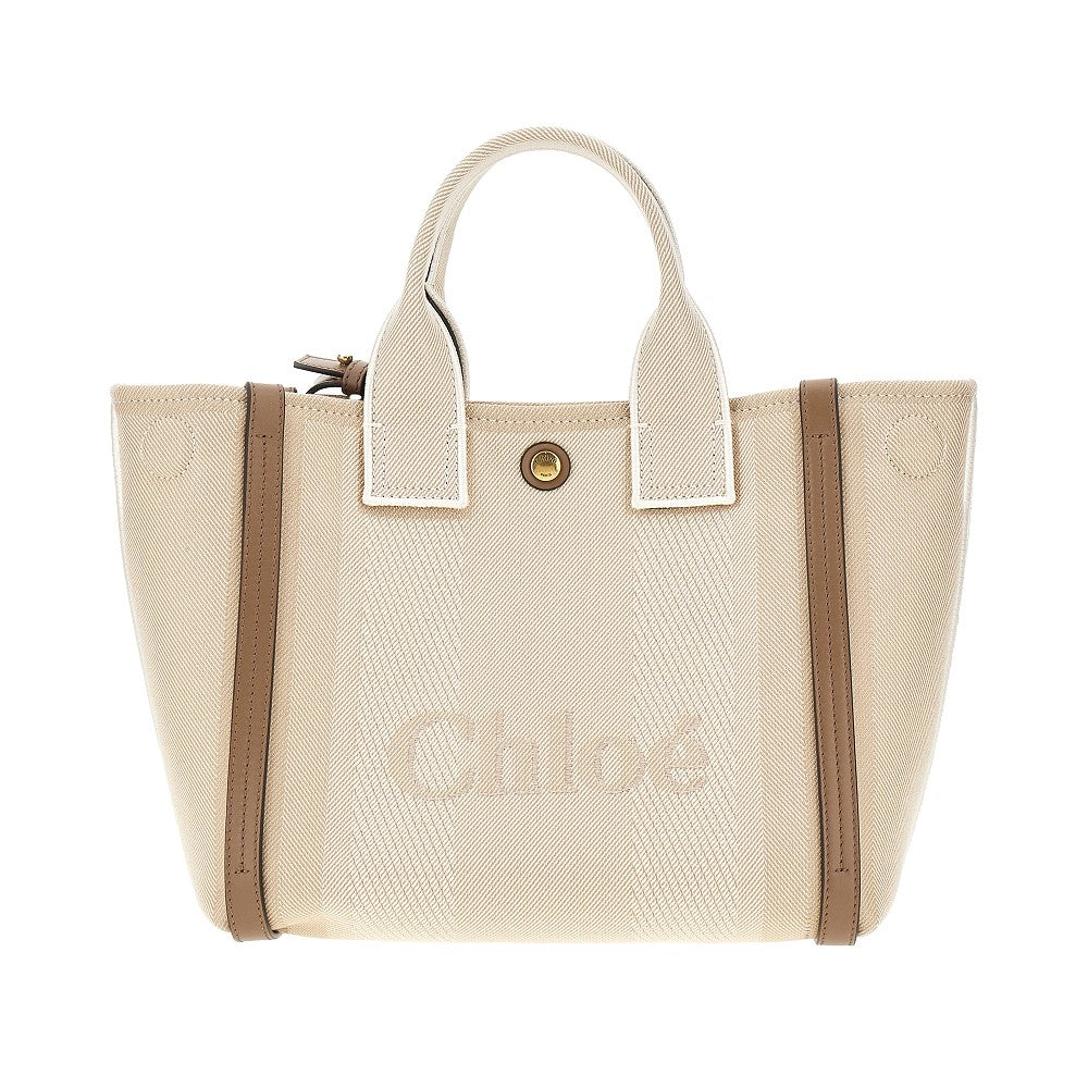 Canvas small 'Chloé Carry' tote bag