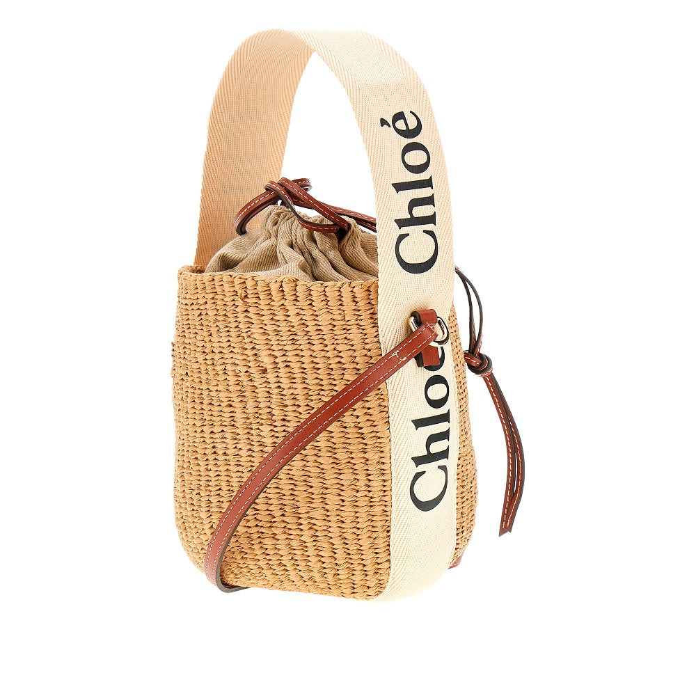 Basket bag piccola 'Woody'