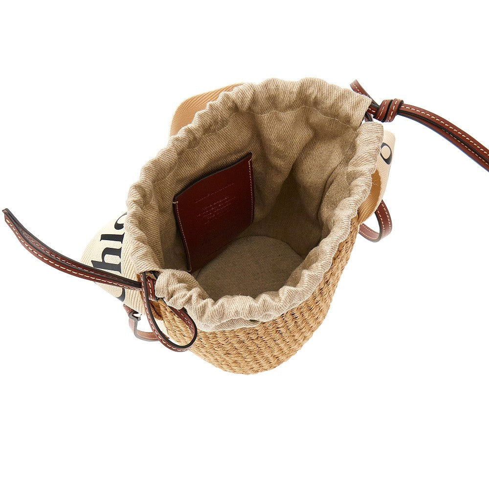 Basket bag piccola 'Woody'