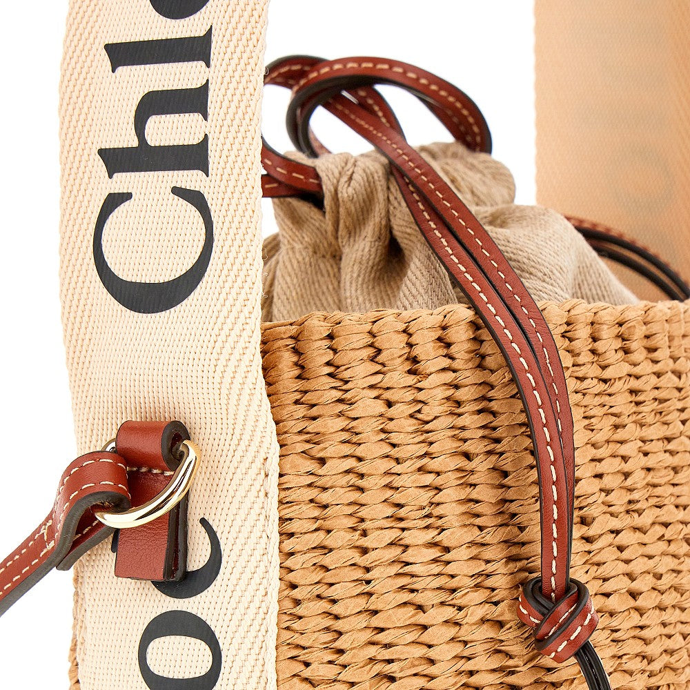 Basket bag piccola 'Woody'