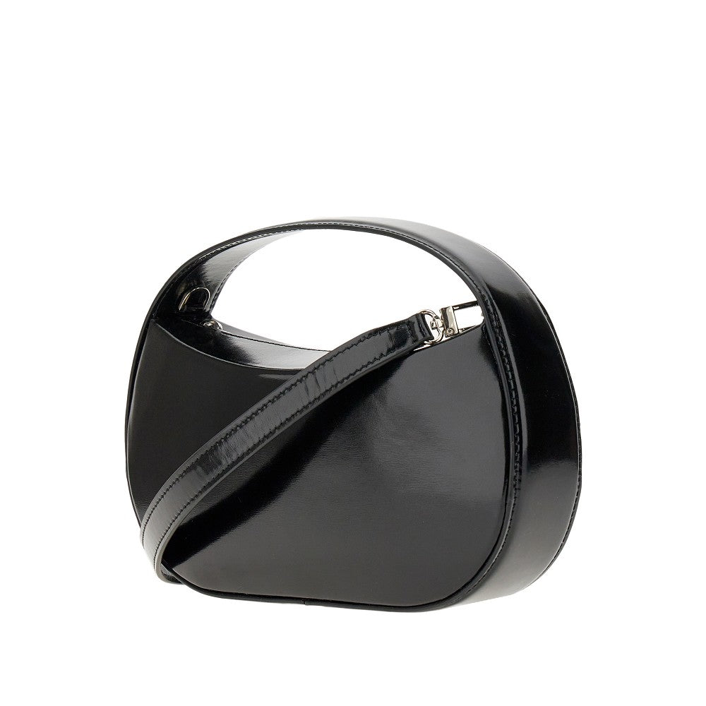 Glossy leather small 'Sound Swipe' bag