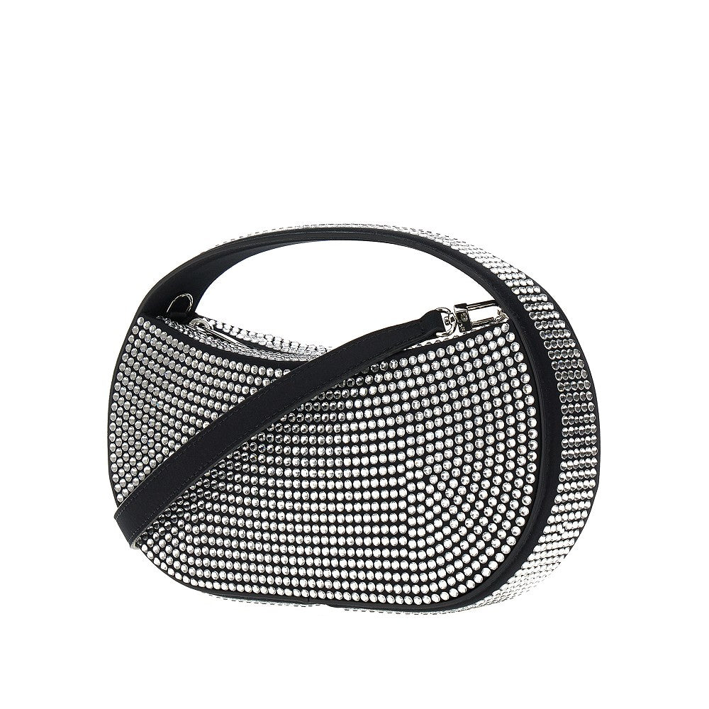Strass-embellished small 'Sound Swipe' bag