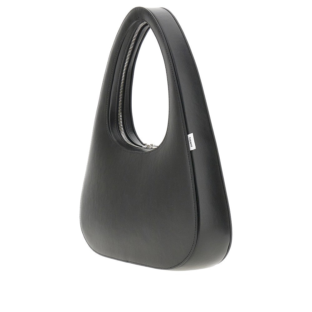Leather large Swipe Baguette bag