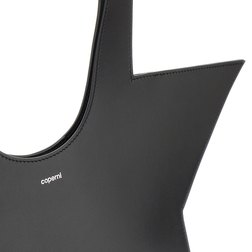 Leather mini 'Star' tote bag