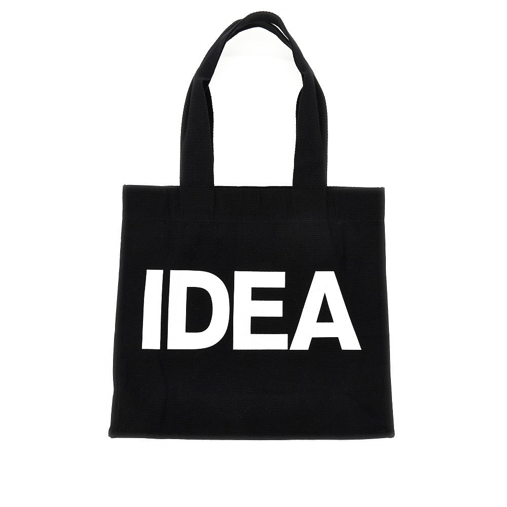 Printed canvas tote bag