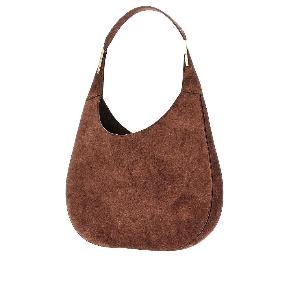 Suede leather 'Florence Hobo' bag