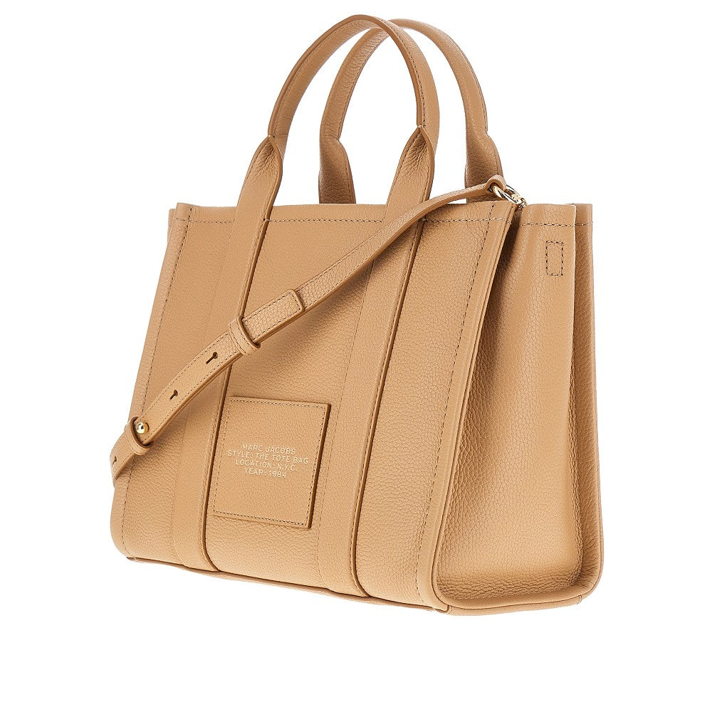 Tote bag media in pelle