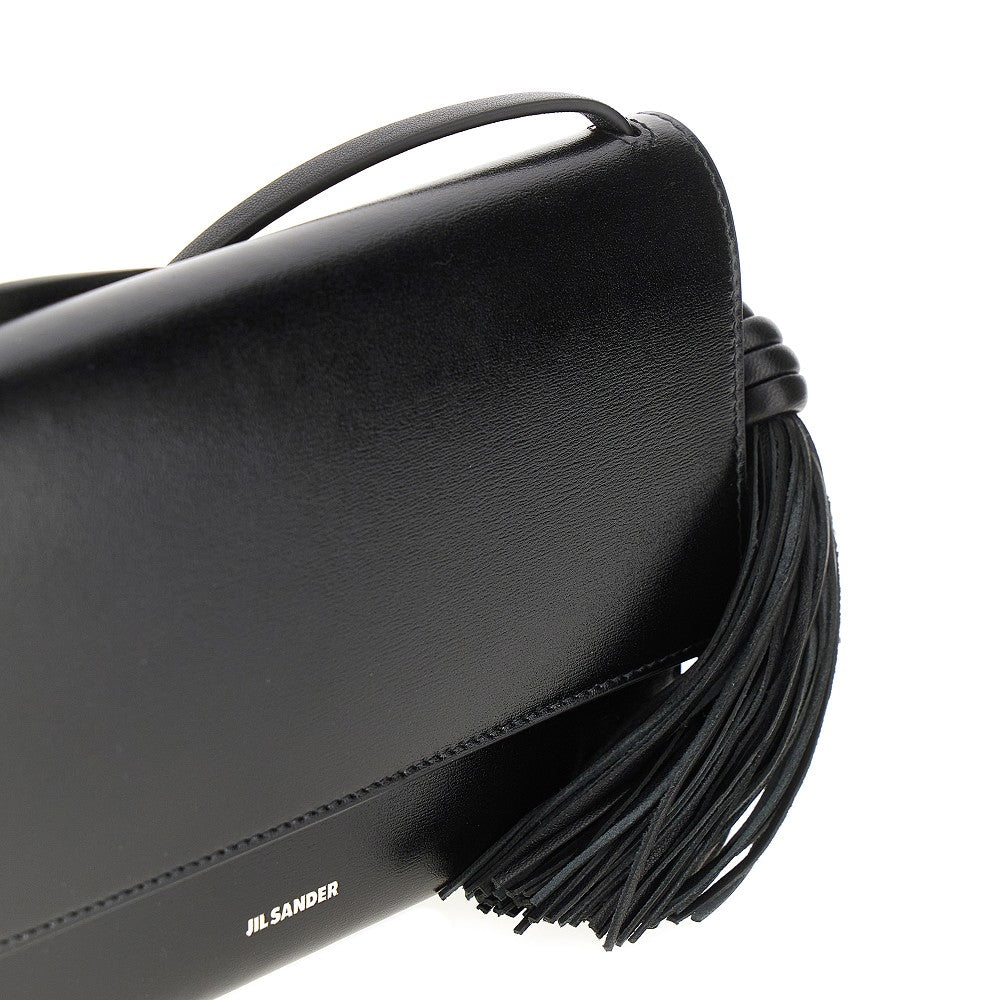 Leather 'Tassel' crossbody bag