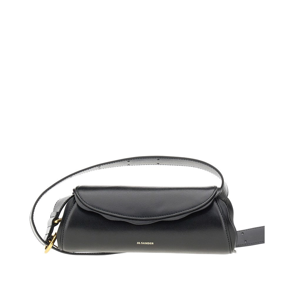 Borsa 'Cannolo Wave' mini in pelle