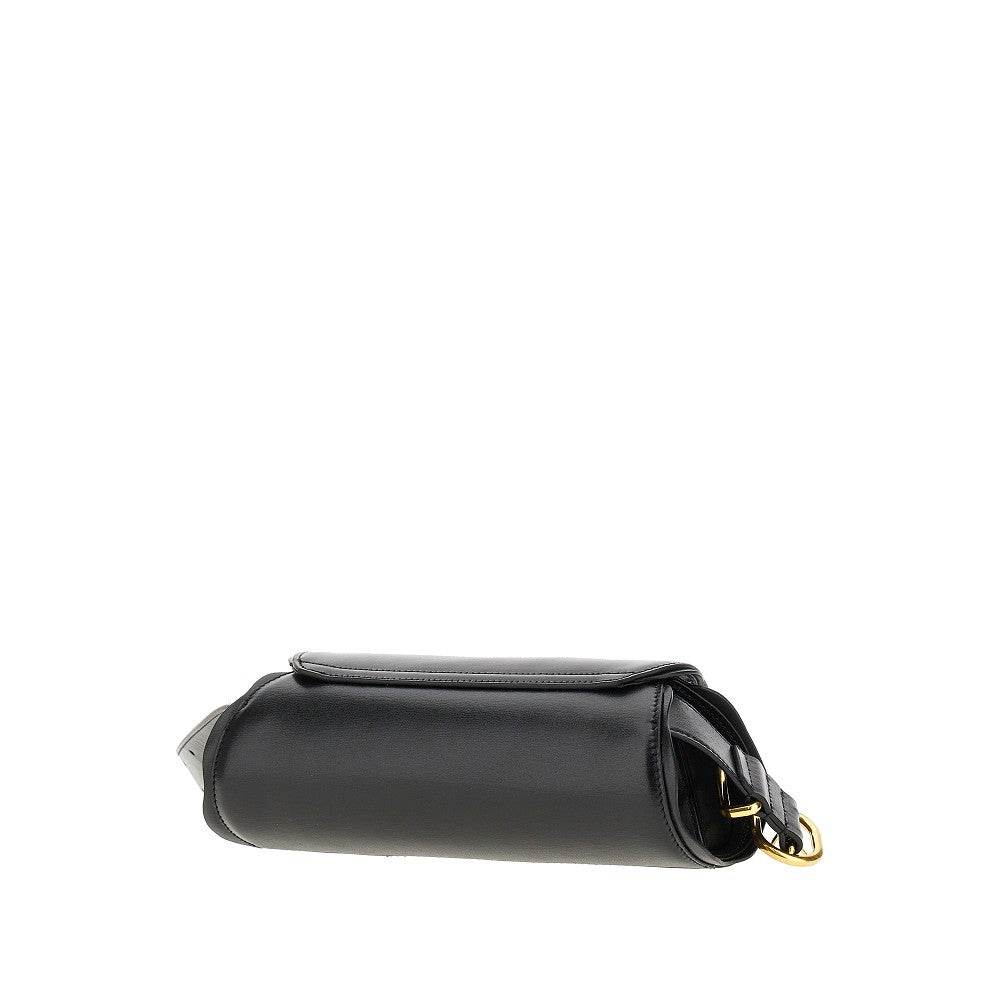 Borsa 'Cannolo Wave' mini in pelle