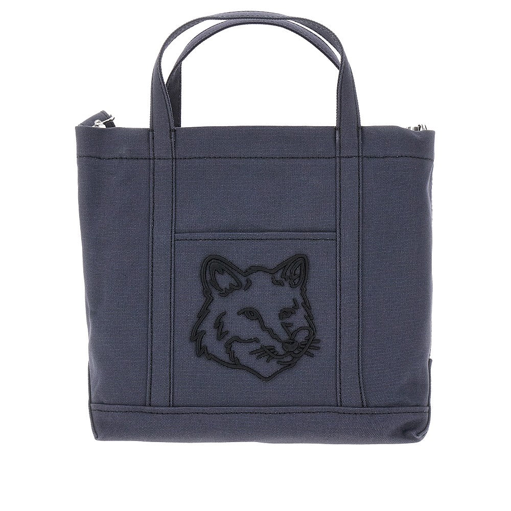 Tote bag 'Fox Head' piccola in tela