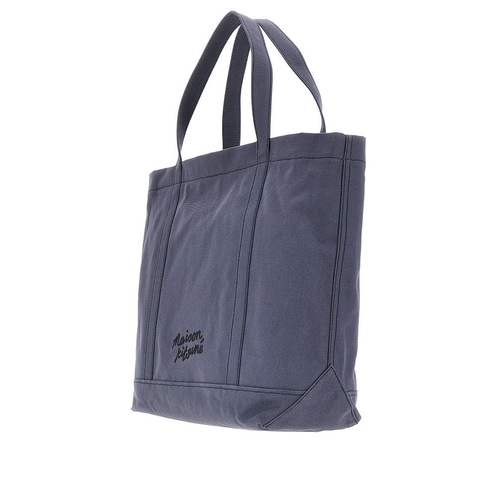 Large 'Fox Head' canvas tote bag