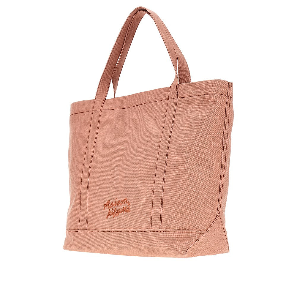 Large 'Fox Head' canvas tote bag