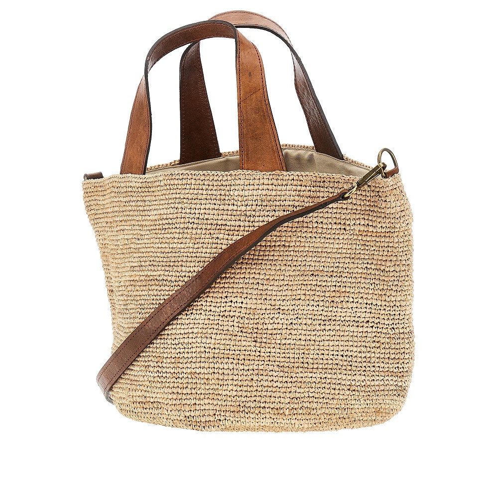 Borsa 'Mirozy' in rafia naturale