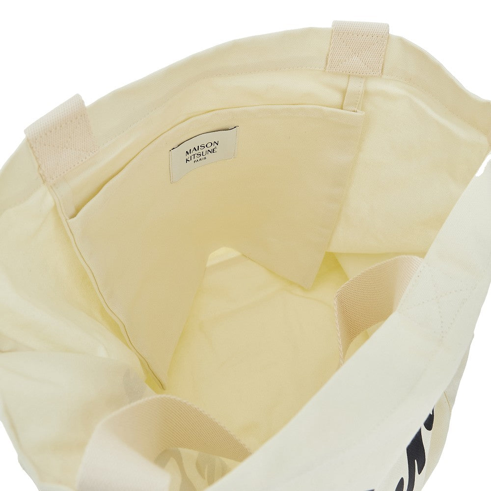 Tote bag in cotone Maison Kitsuné Handwriting