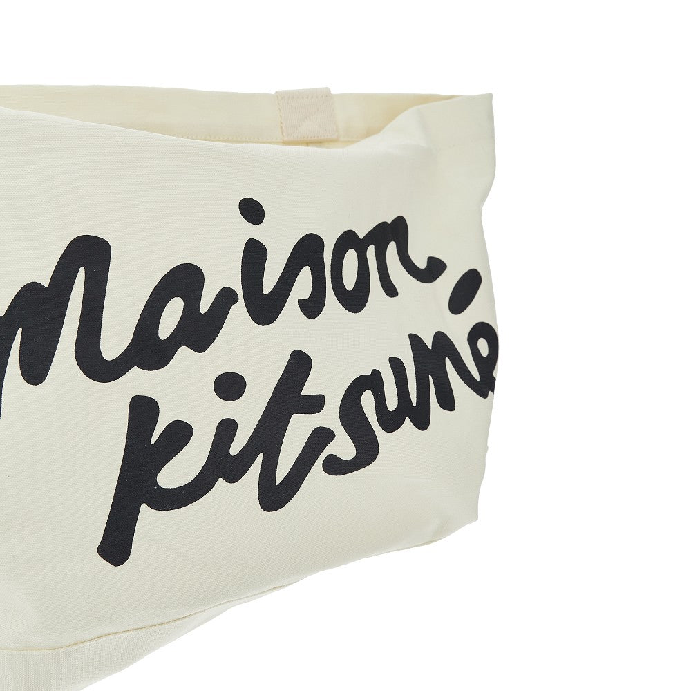 Maison Kitsuné Handwriting cotton tote bag