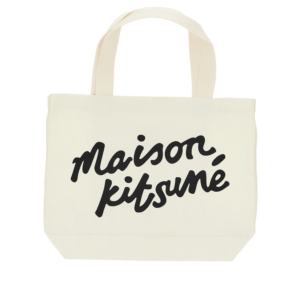 Tote bag in cotone Maison Kitsuné Handwriting