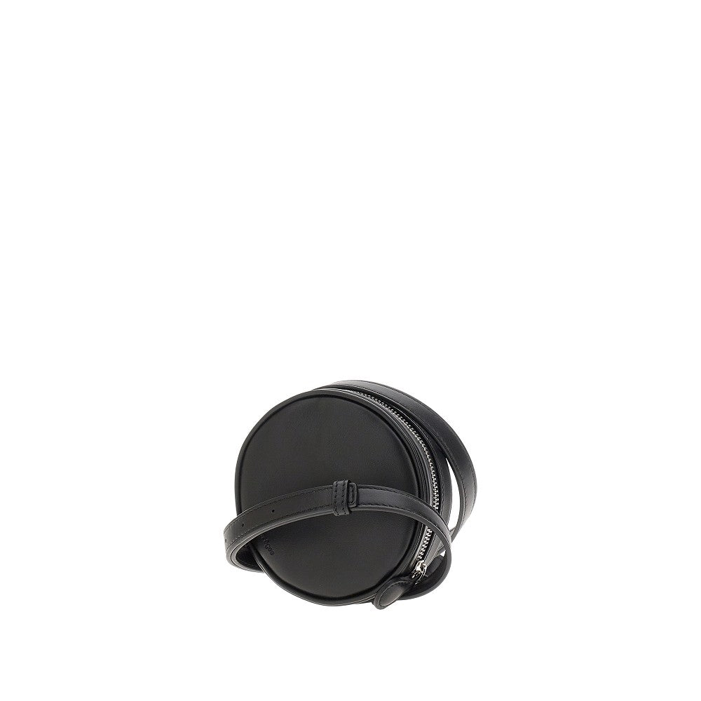 Leather 'Reedition' mini circle bag