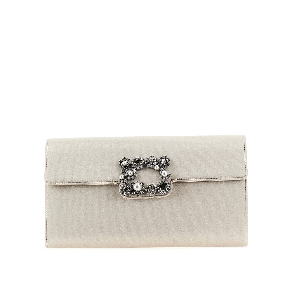 Pochette 'Efflorescence' in raso
