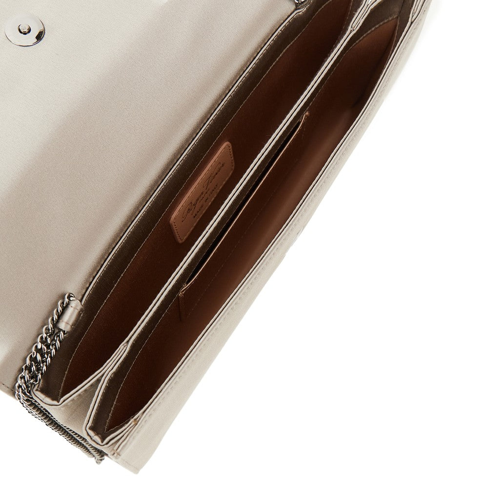 Pochette 'Efflorescence' in raso