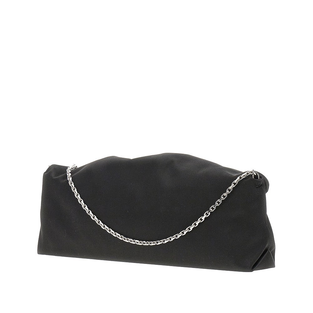 Pochette 'Efflorescence' in raso drappeggiato