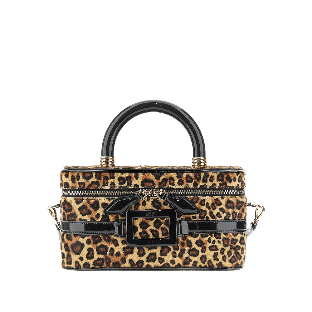 Calfhair mini 'Belle Vivier Vanity' bag