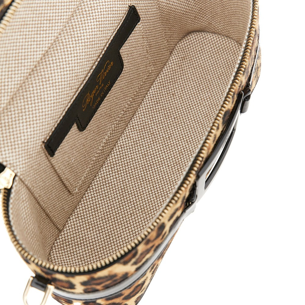 Calfhair mini 'Belle Vivier Vanity' bag