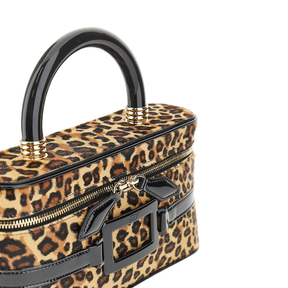 Calfhair mini 'Belle Vivier Vanity' bag