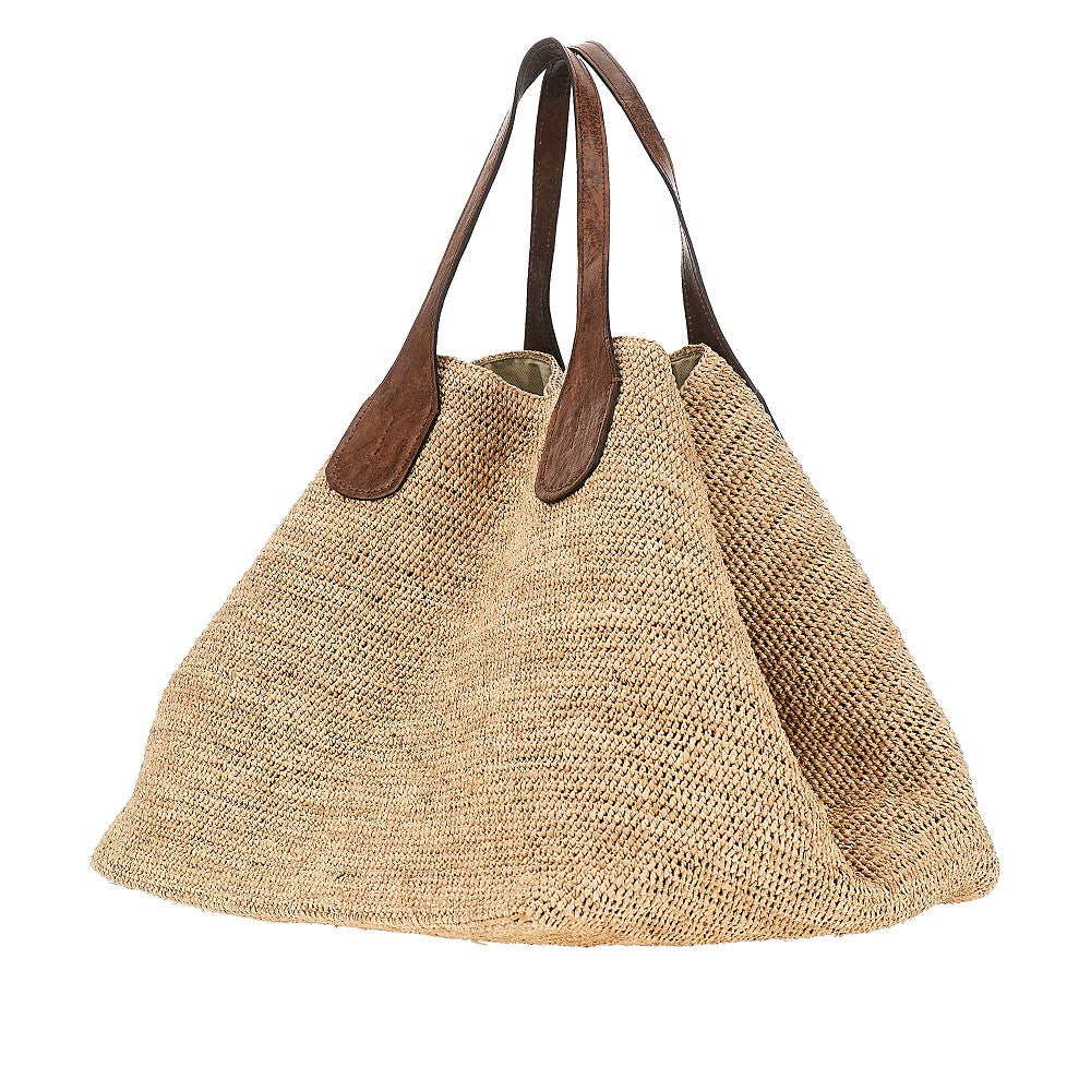 Shopping bag 'Rio' in rafia naturale
