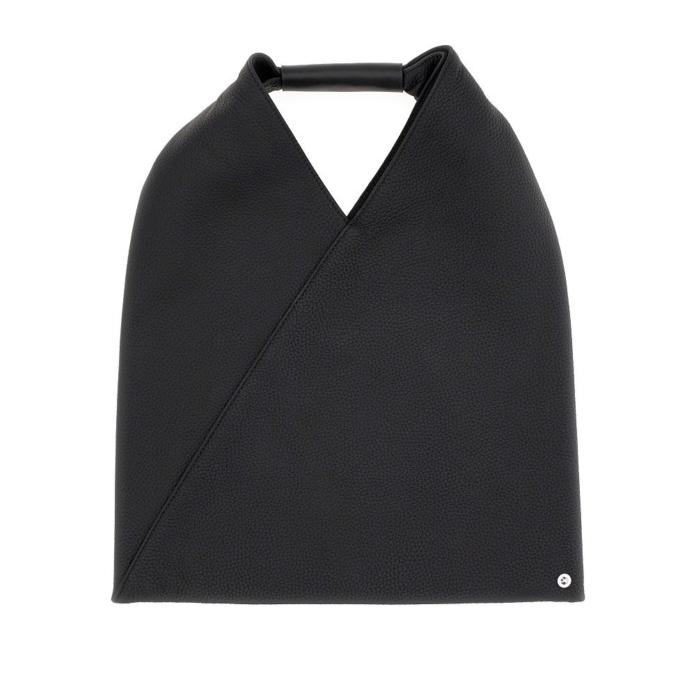 Grained leather small Japanese bag