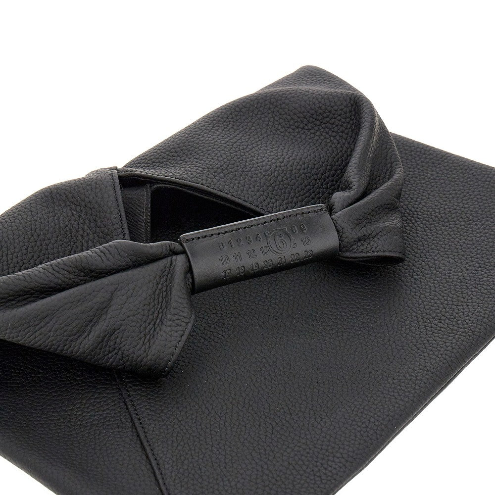 Grained leather small Japanese bag