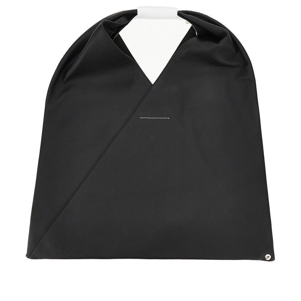 Borsa Japanese media in pelle verniciata
