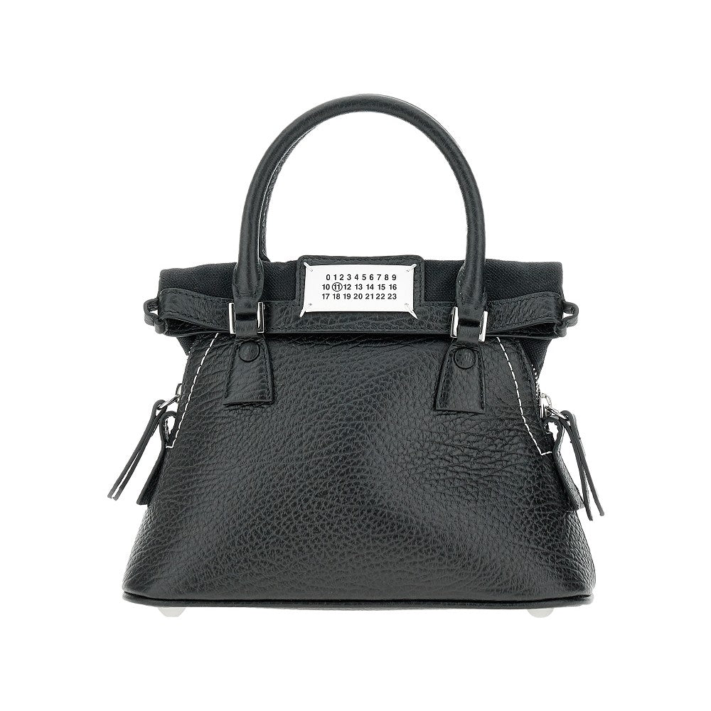 Grained leather micro 5AC bag