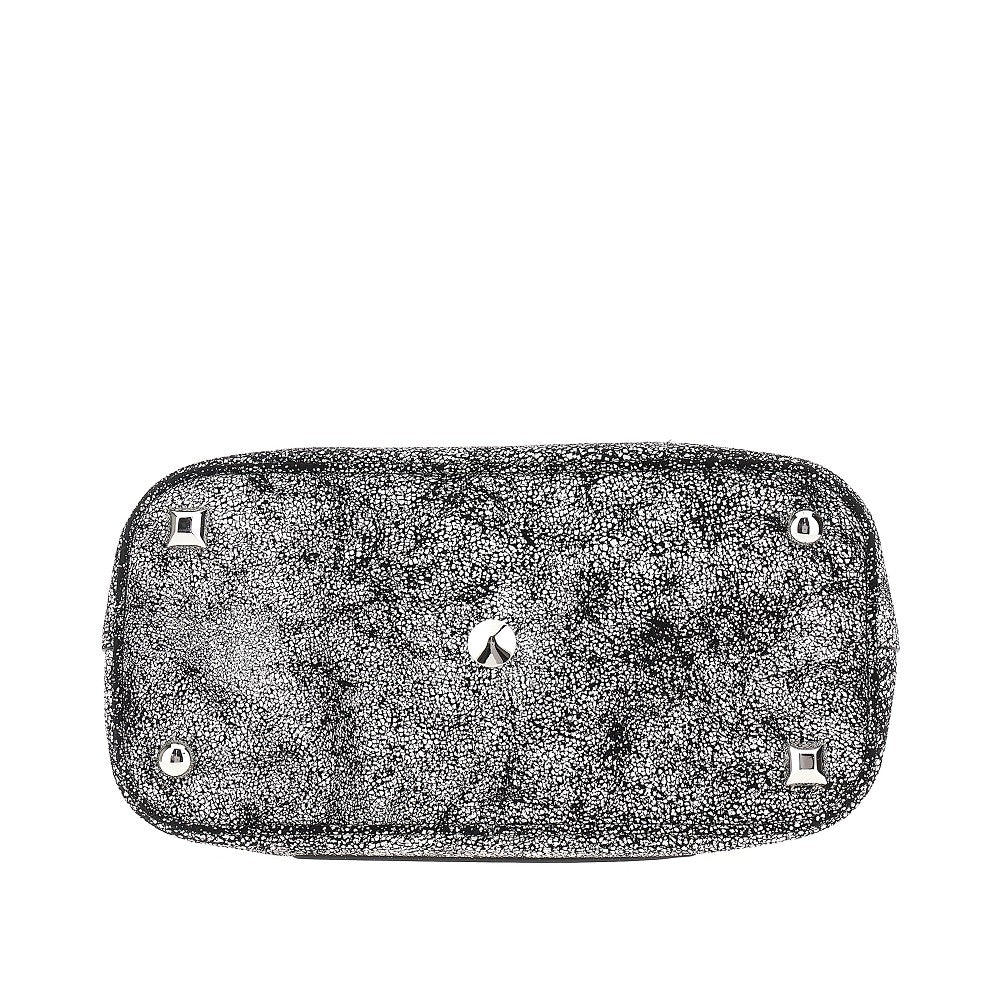 Borsa '5AC' mini in pelle crakle