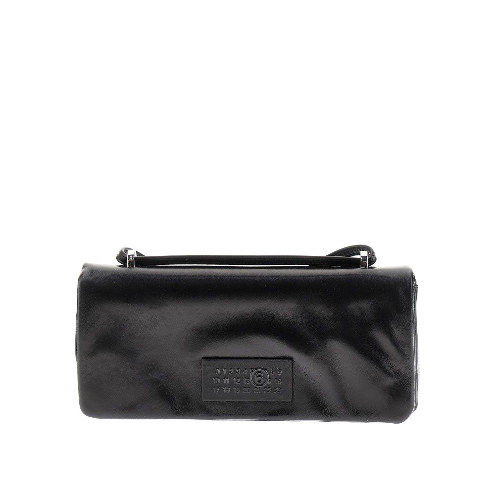'Numeric' leather shoulder bag