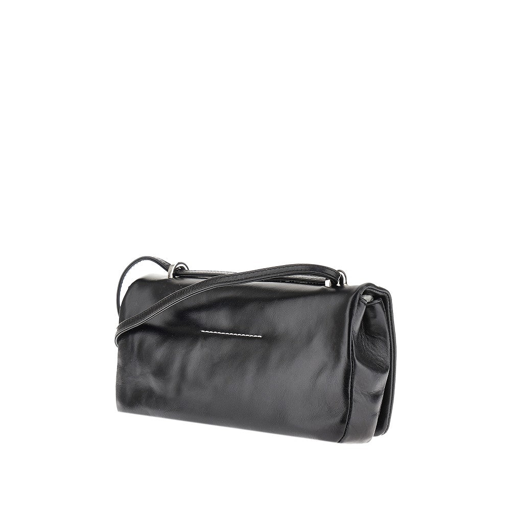 'Numeric' leather shoulder bag