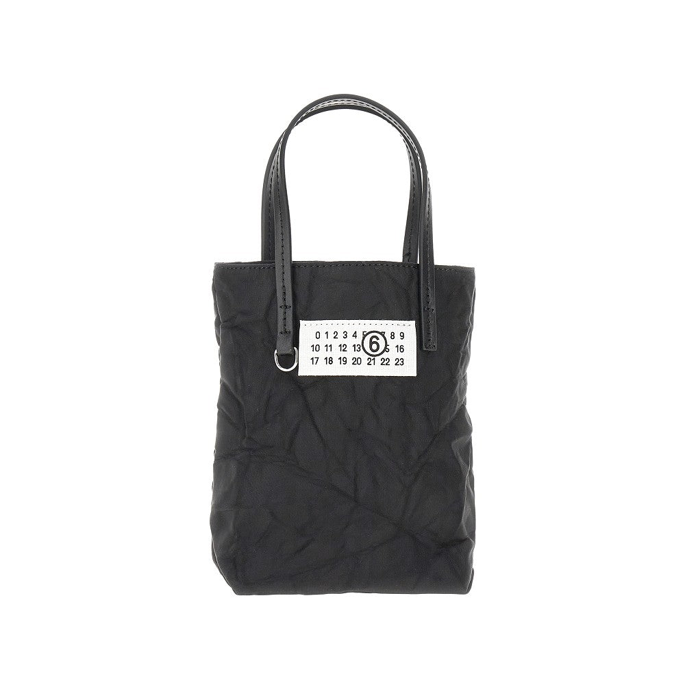 'Numeric' mini nylon tote bag
